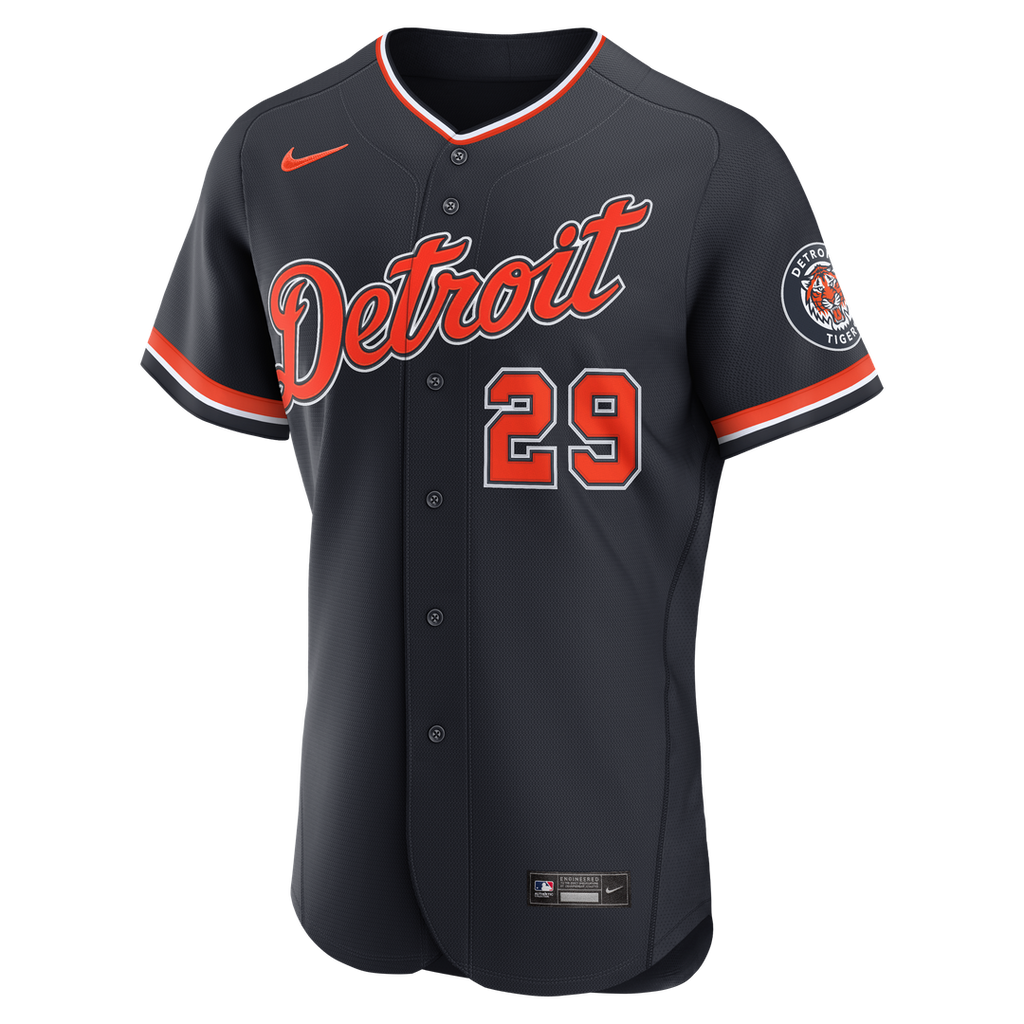 Detroit Tigers Tarik Skubal Nike Alternate MLB Awards Authentic Jersey - Navy