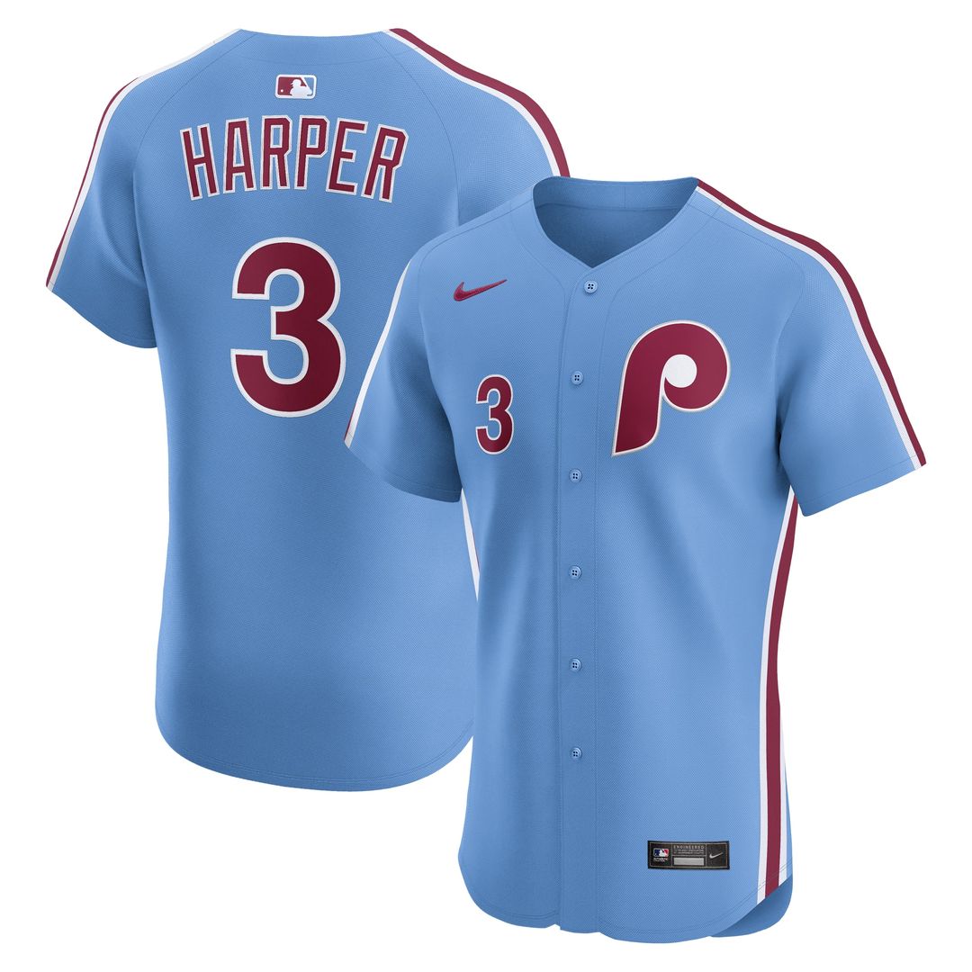 Philadelphia Phillies Bryce Harper Nike Home Elite Jersey - White