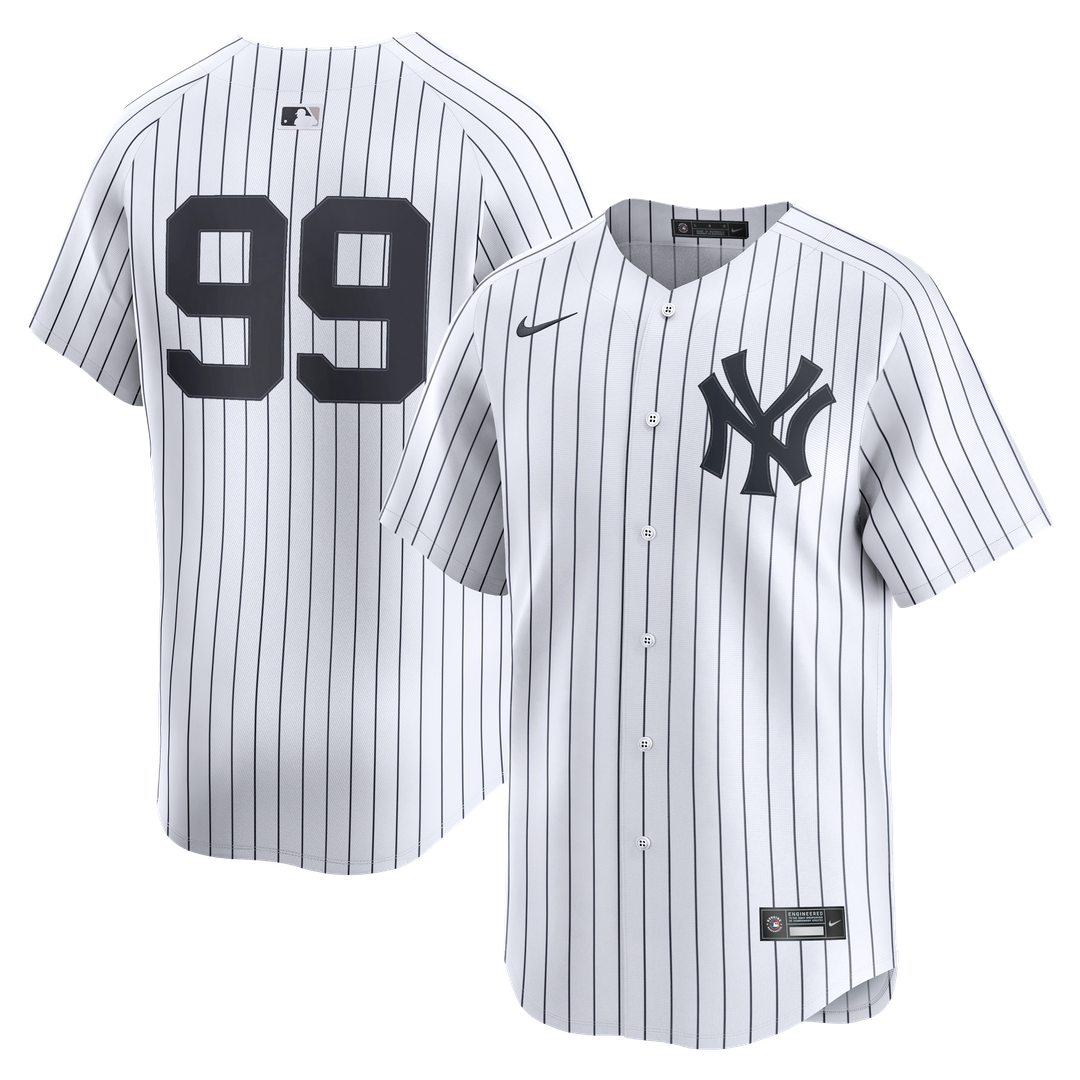 New York Yankees Aaron Judge Nike Home Limited Player Jersey - White