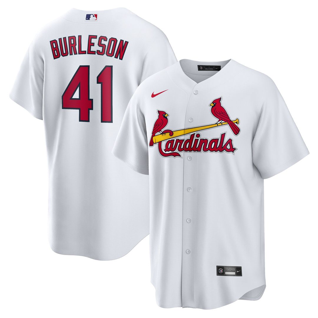 St. Louis Cardinals Alec Burleson Nike Home Replica Jersey - White