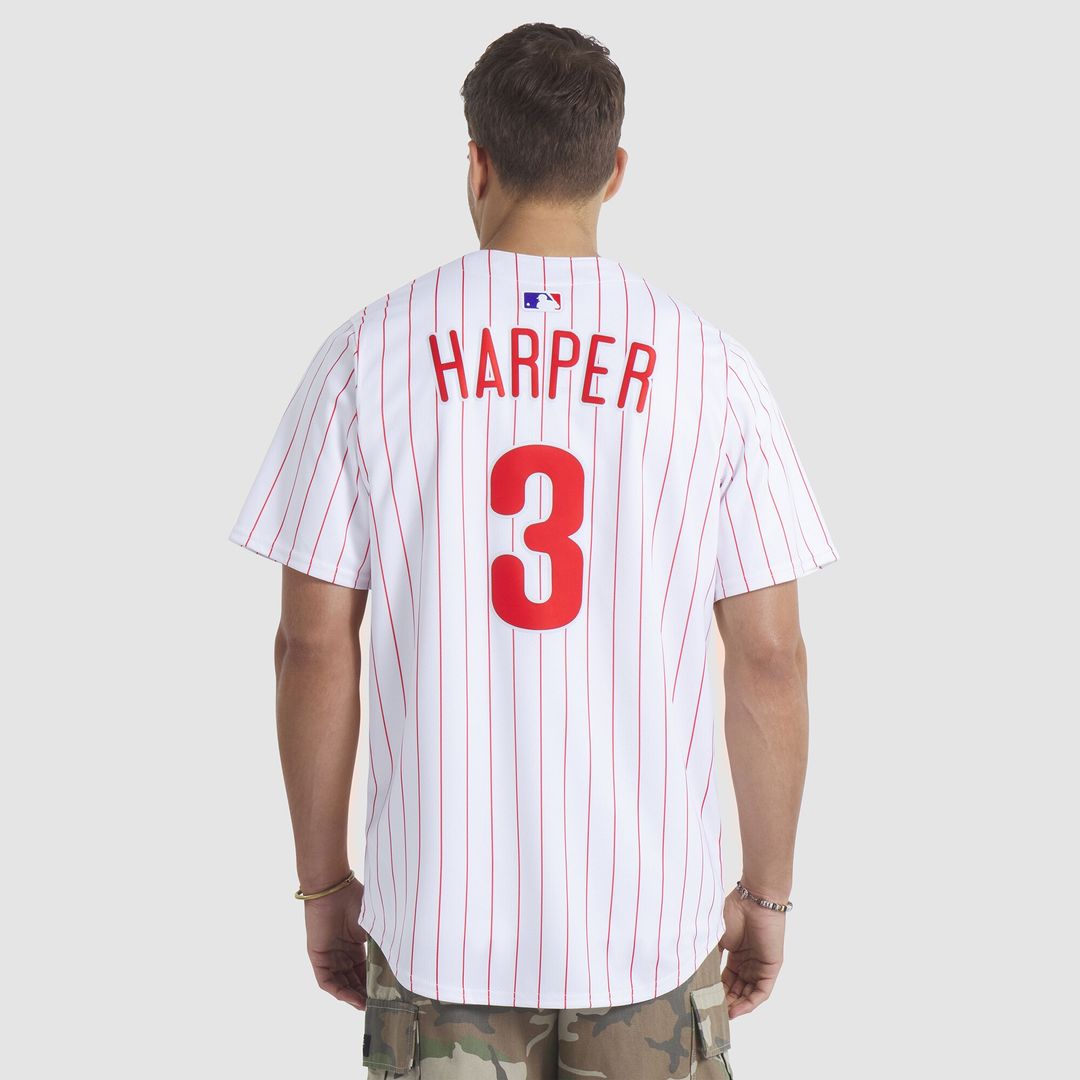 Philadelphia Phillies Bryce Harper Nike Road Limited Player Jersey - Gray