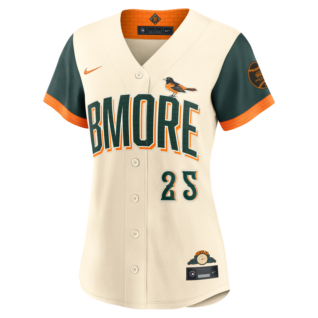 Baltimore Orioles Pete Alonso Nike Women's 2026 City Connect Stadium Jersey - Cream