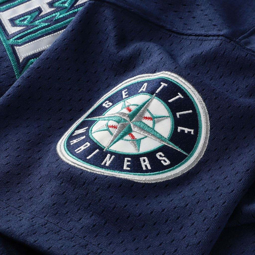 Seattle Mariners Ichiro Suzuki Mitchell & Ness Authentic Batting Practice Jersey - Navy