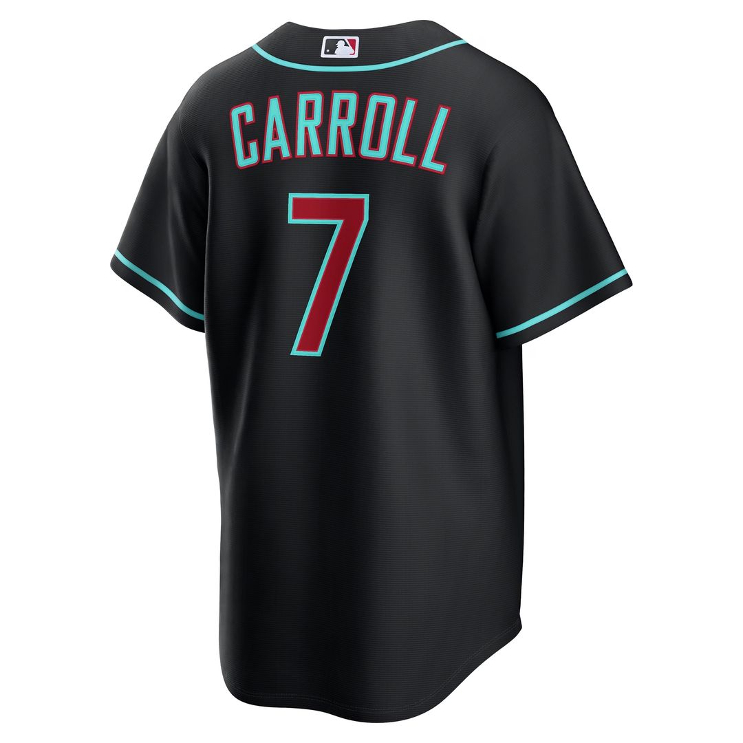 Arizona Diamondbacks Corbin Carroll Nike Alternate Replica Jersey - Black