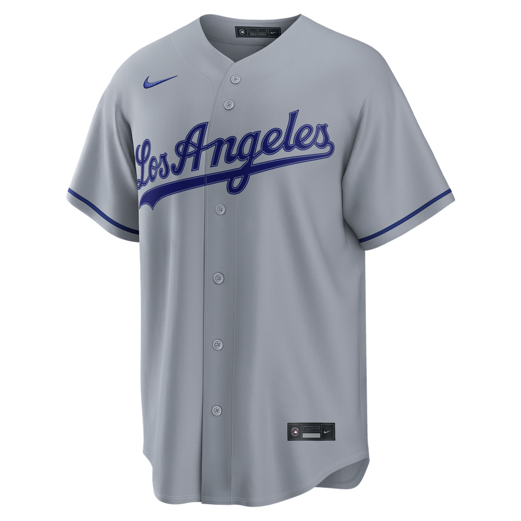 Los Angeles Dodgers Kyle Tucker Nike Road Replica Jersey - Gray
