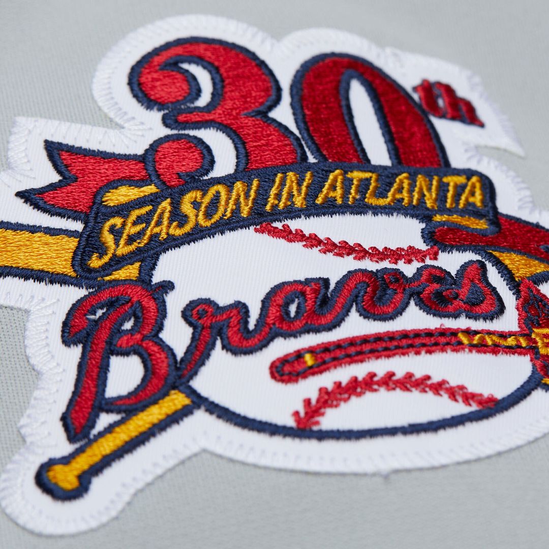 Atlanta Braves Greg Maddux Mitchell & Ness 1995 Throwback Authentic Jersey - Gray