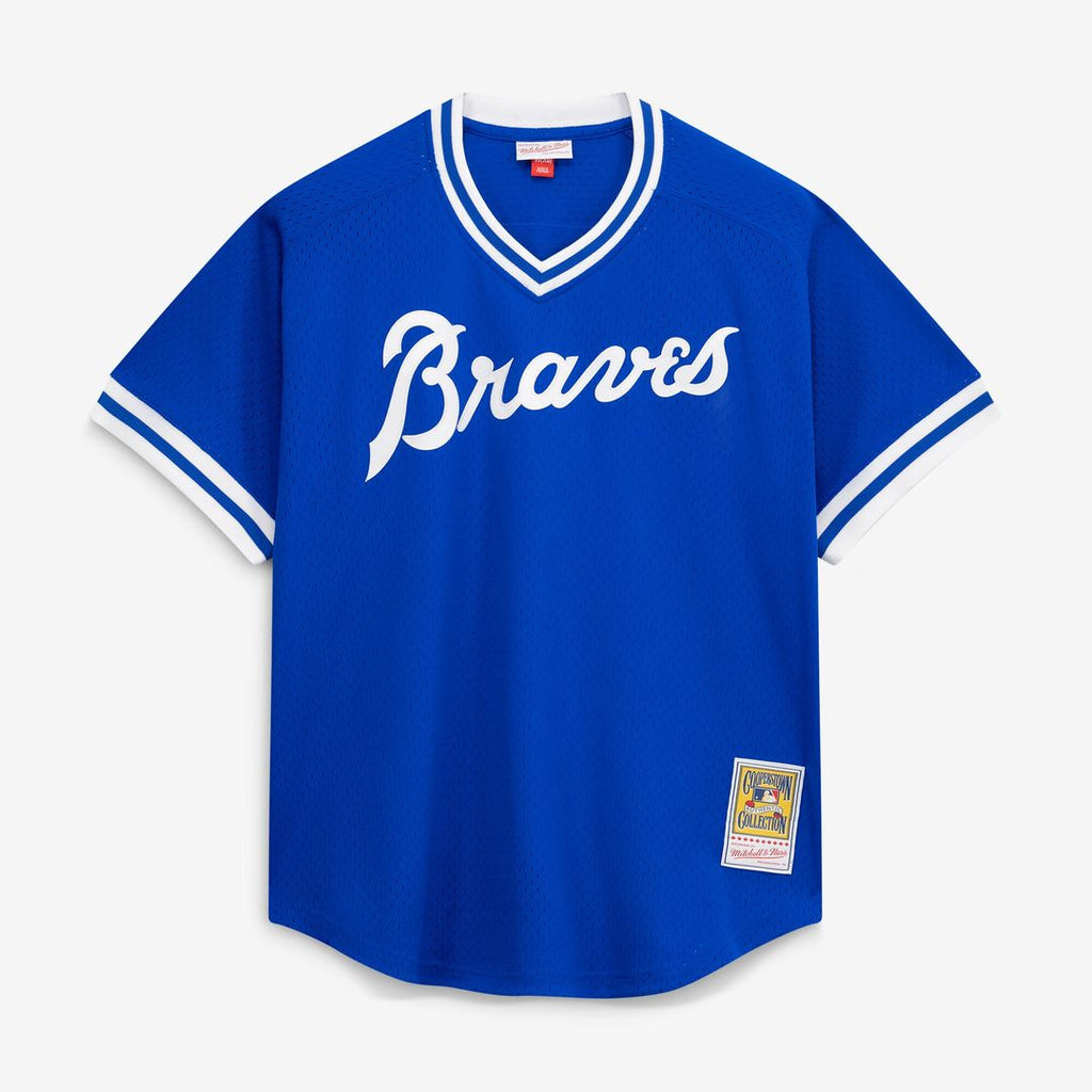 Atlanta Braves Dale Murphy Mitchell & Ness Authentic Batting Practice Jersey - Royal