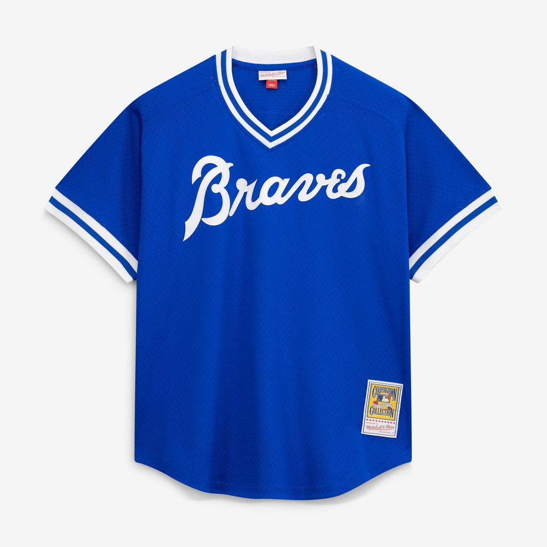 Atlanta Braves Dale Murphy Mitchell & Ness Authentic Batting Practice Jersey - Royal