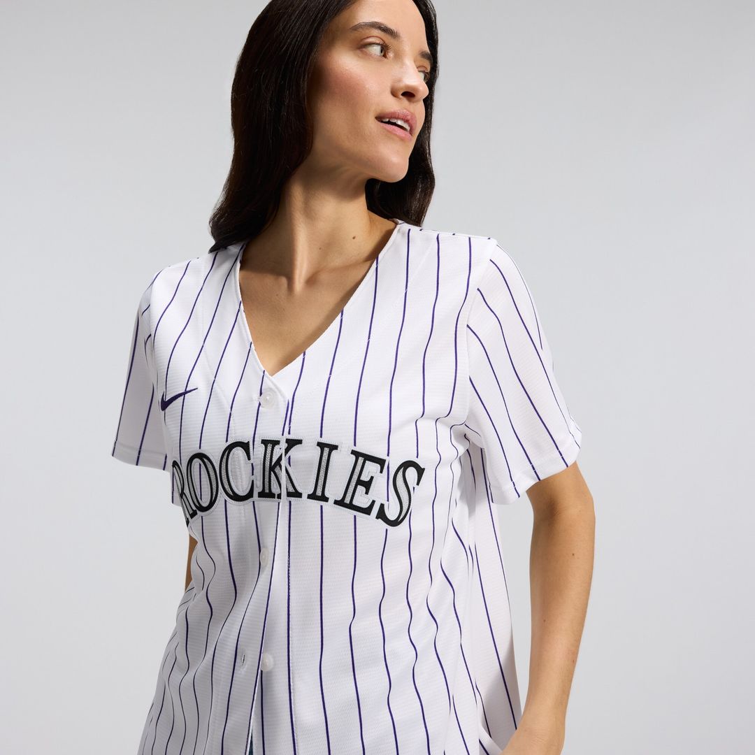 Colorado Rockies Nike Women's Home Replica Team Jersey - White