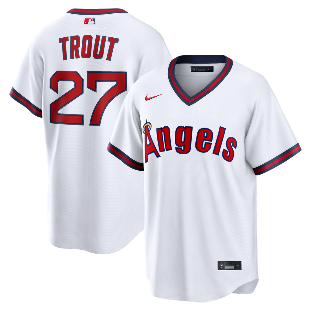 Los Angeles Angels Mike Trout Nike Alternate Replica Jersey - White