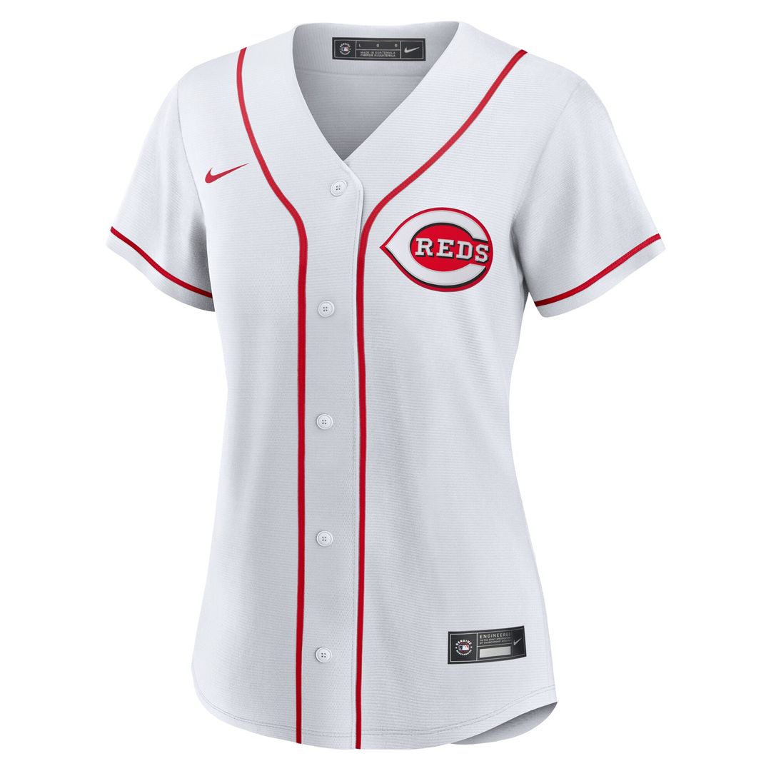 Cincinnati Reds Hunter Greene Nike Women's Home Replica Jersey - White