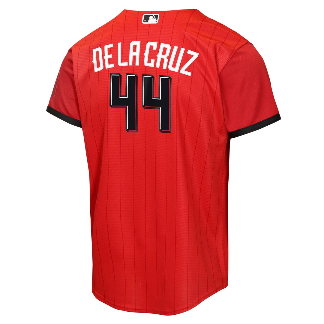 Cincinnati Reds Elly De La Cruz Nike Youth 2026 City Connect Stadium Jersey - Red
