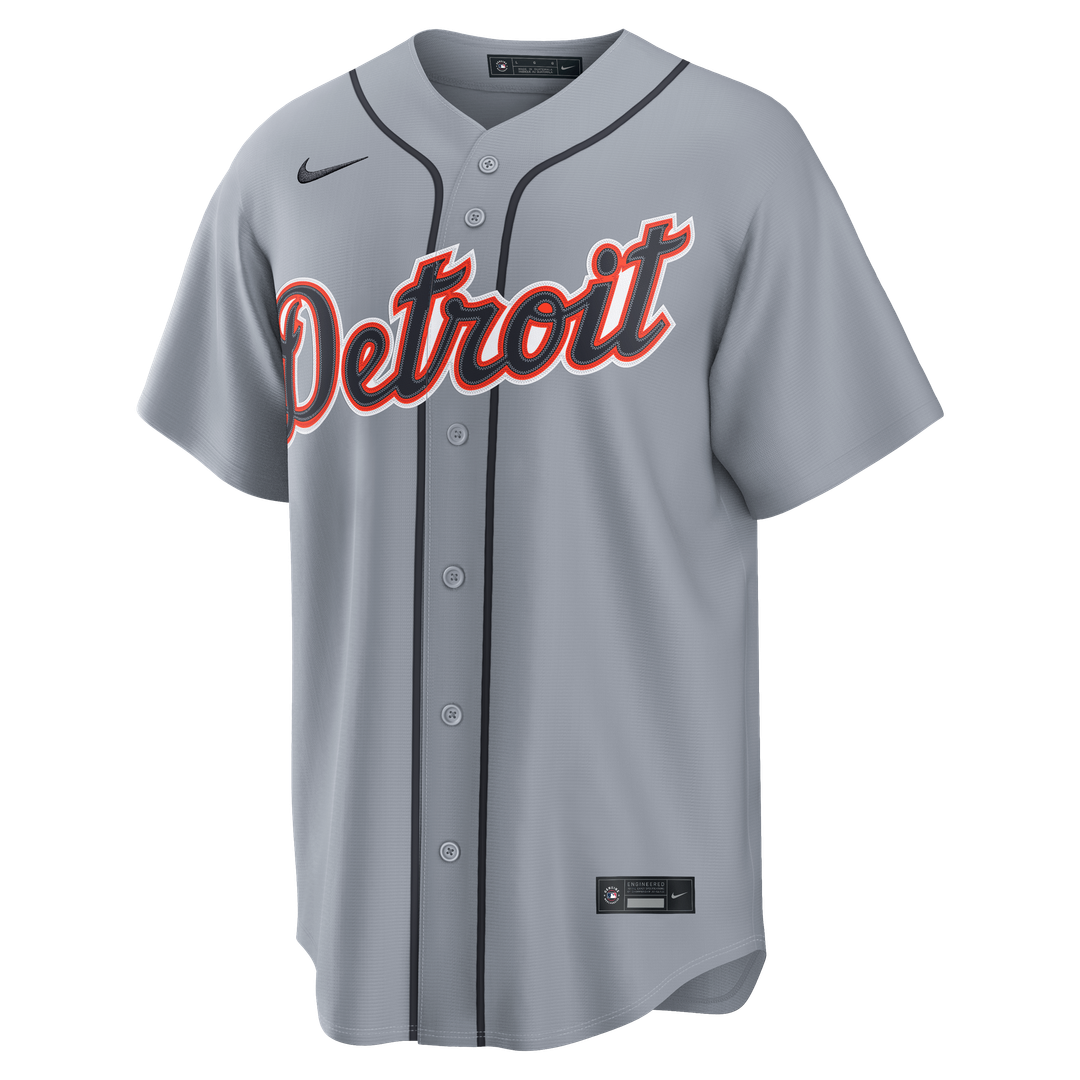 Detroit Tigers Tarik Skubal Nike Road Replica Jersey - Gray