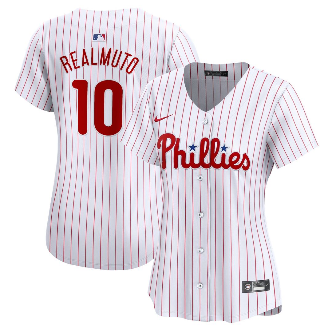 Philadelphia Phillies J.T. Realmuto Nike Women's Home Limited Player Jersey - White