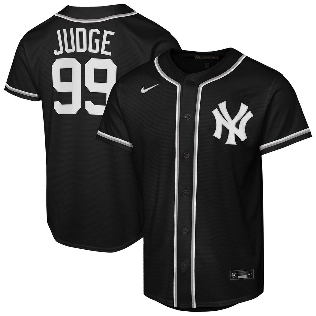 New York Yankees Aaron Judge Nike Youth Fashion Replica Player Jersey - Black