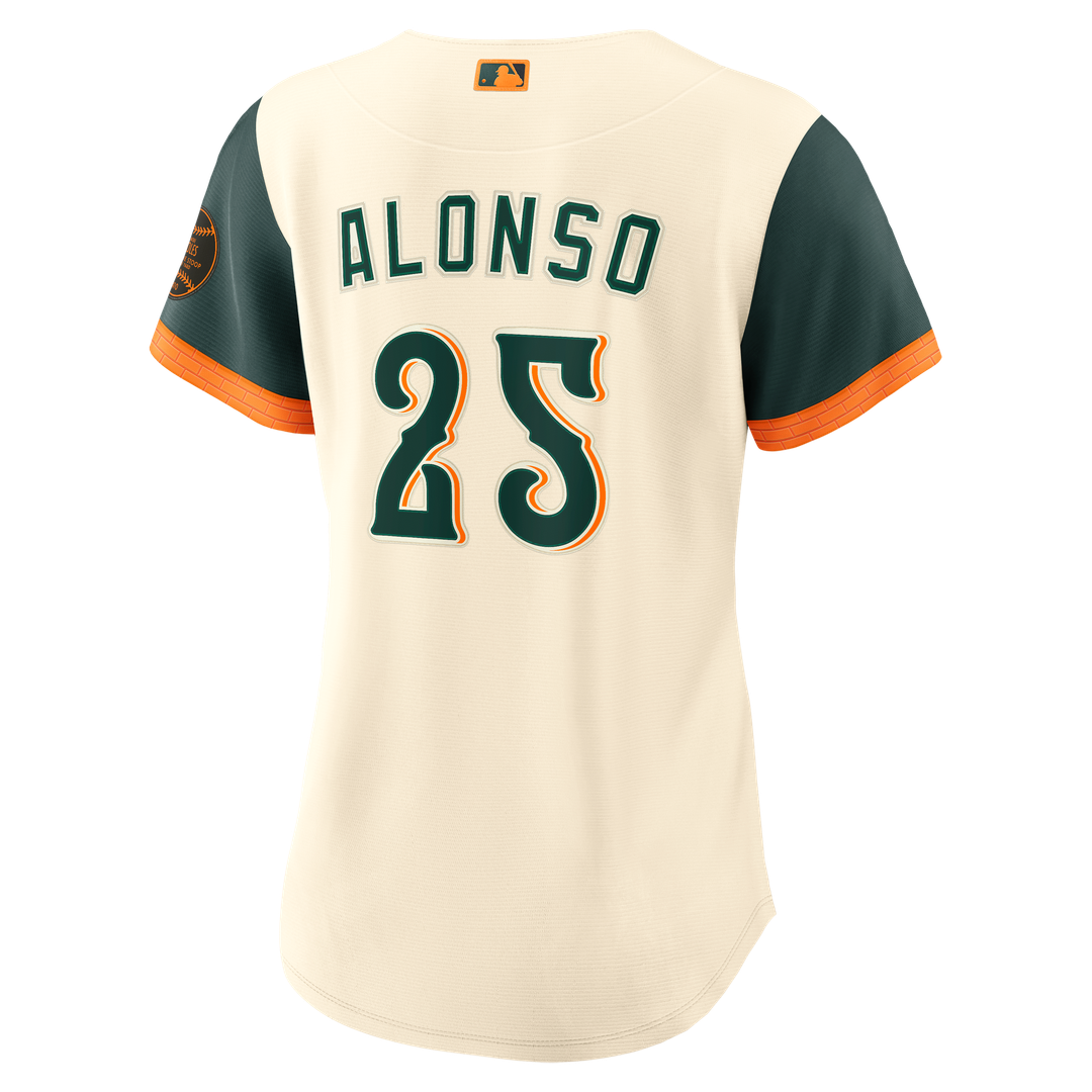Baltimore Orioles Pete Alonso Nike Women's 2026 City Connect Stadium Jersey - Cream