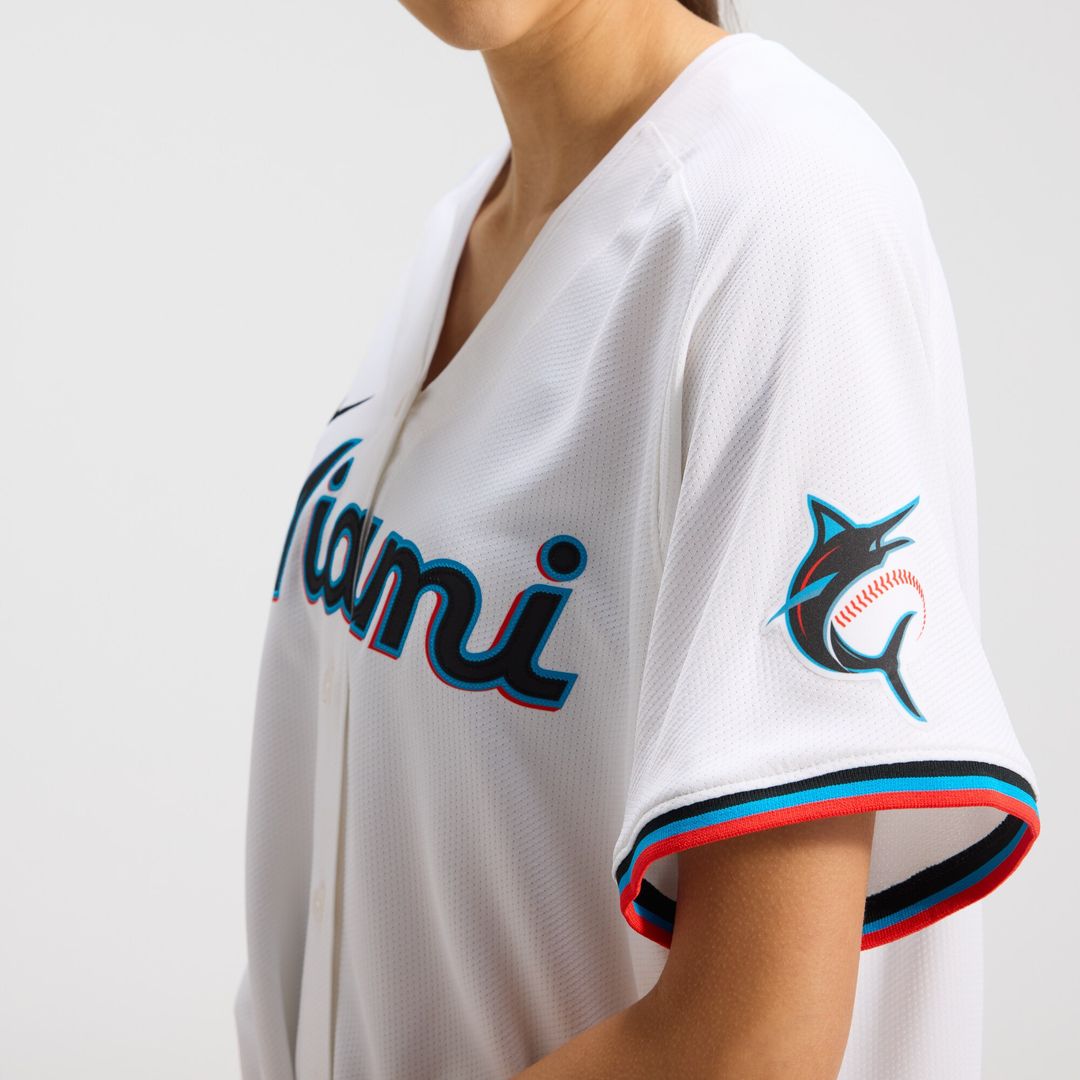 Miami Marlins Sandy Alcantara Nike Women's Home Limited Player Jersey - White