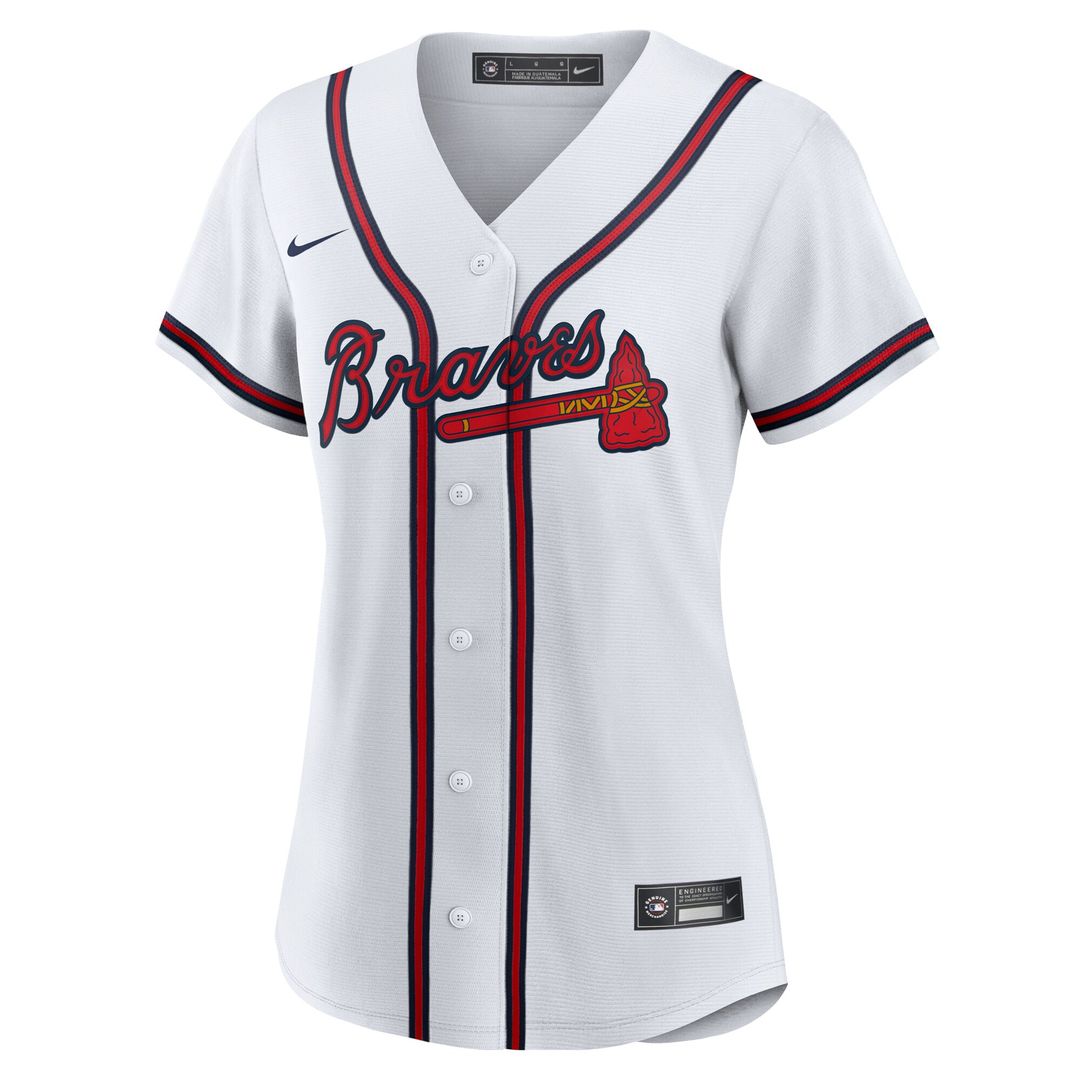 Atlanta Braves Spencer Strider Nike Women's Home Replica Jersey - White