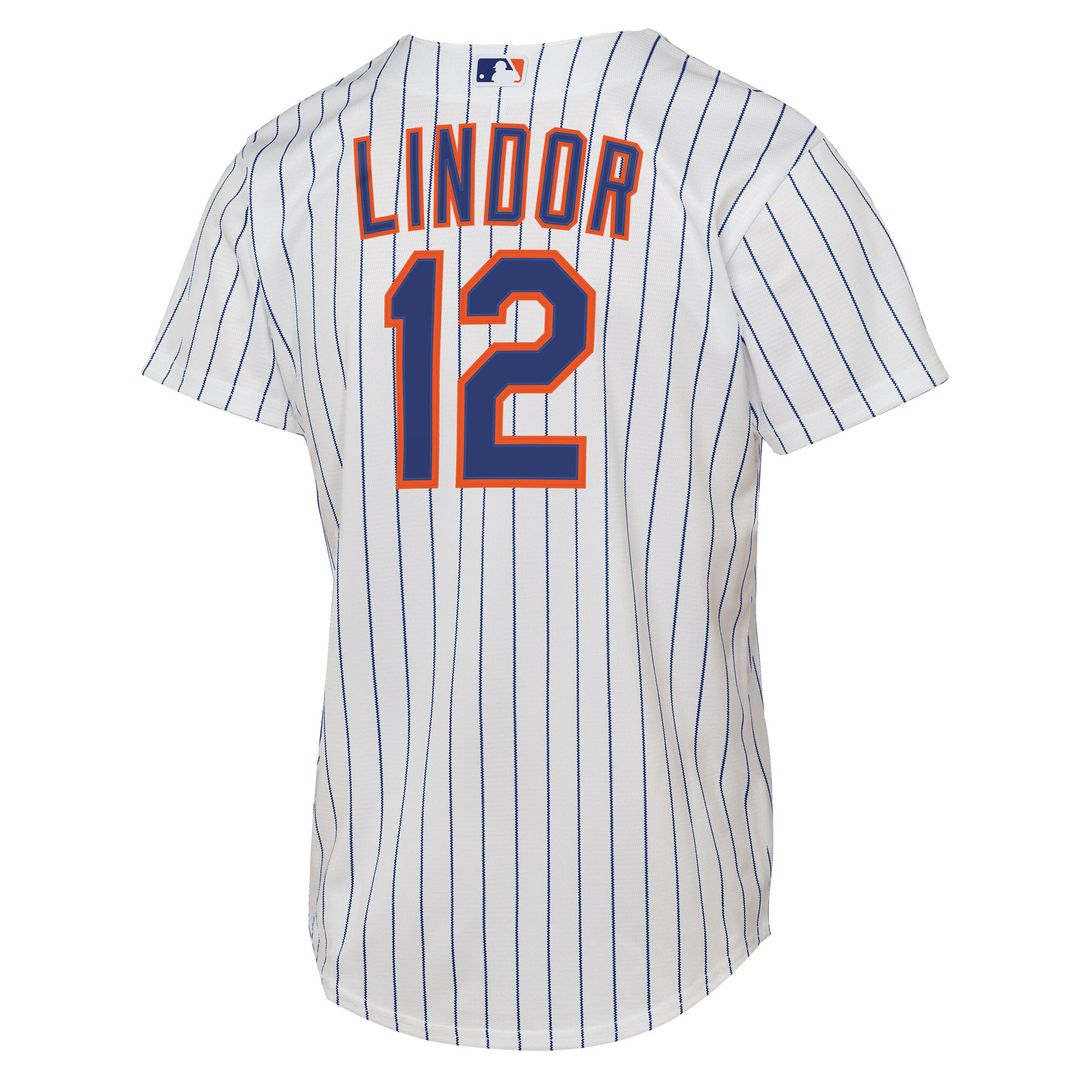New York Mets Francisco Lindor Nike Youth Home Replica Player Jersey - White
