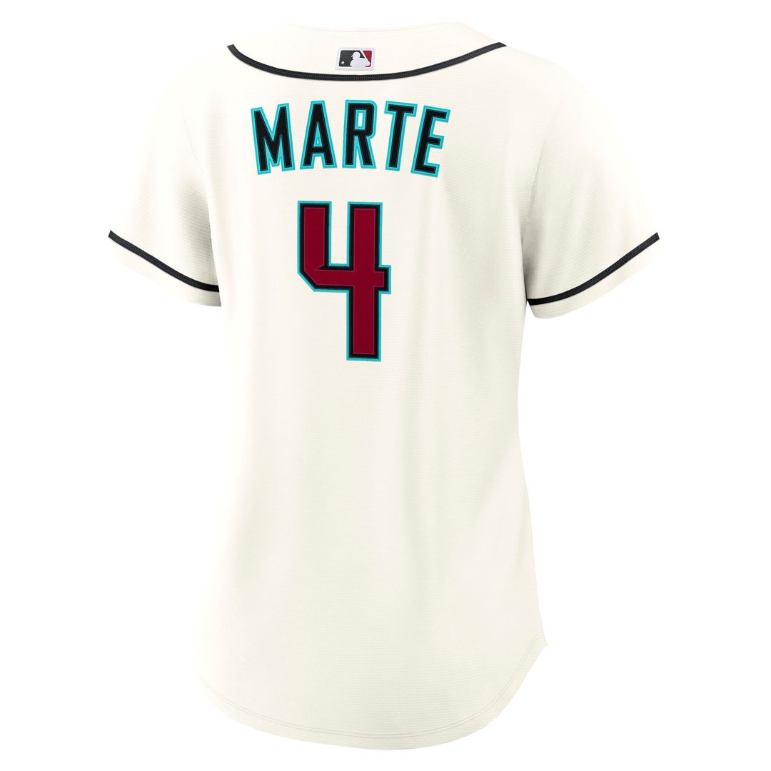 Arizona Diamondbacks Ketel Marte Nike Women's Home Replica Jersey - Cream