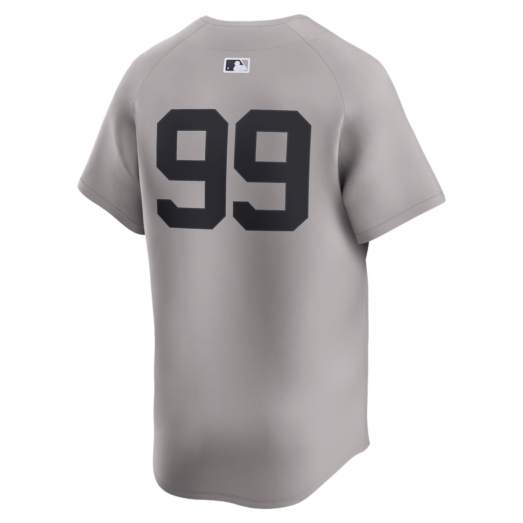 New York Yankees Aaron Judge Nike Road Limited Player Jersey - Gray