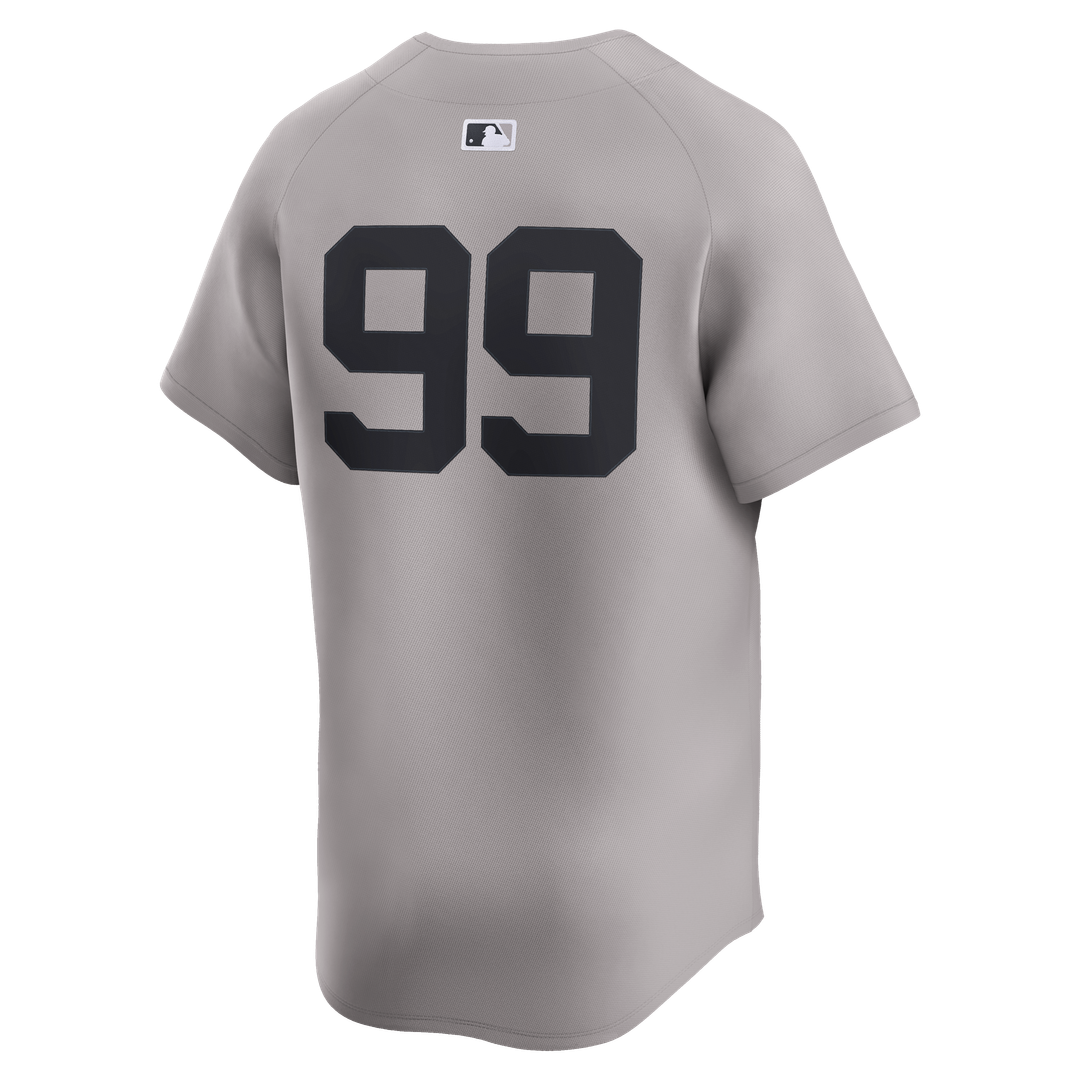 New York Yankees Aaron Judge Nike Road Limited Player Jersey - Gray