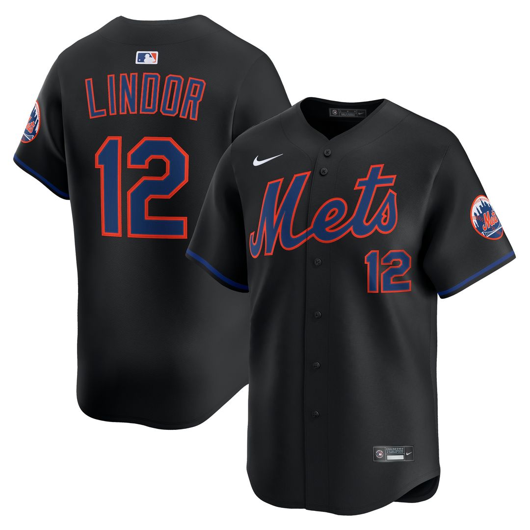 New York Mets Francisco Lindor Nike Home Limited Jersey - White