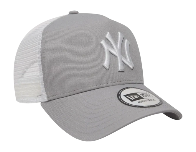 New York Yankees MLB League Essential A-Frame Trucker Snapback New Era Gray/White