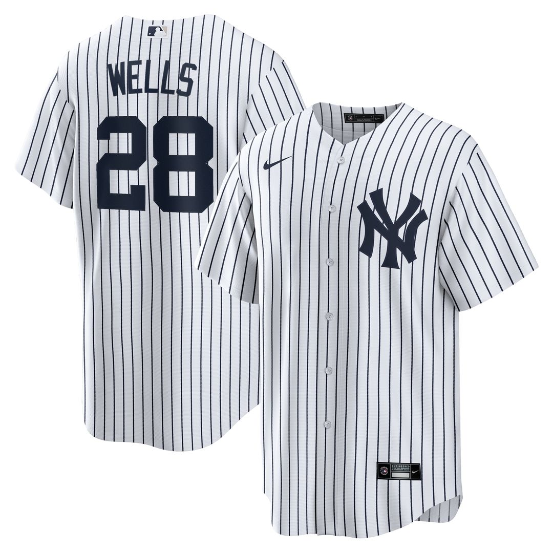 New York Yankees Austin Wells Nike Home Replica Jersey - White
