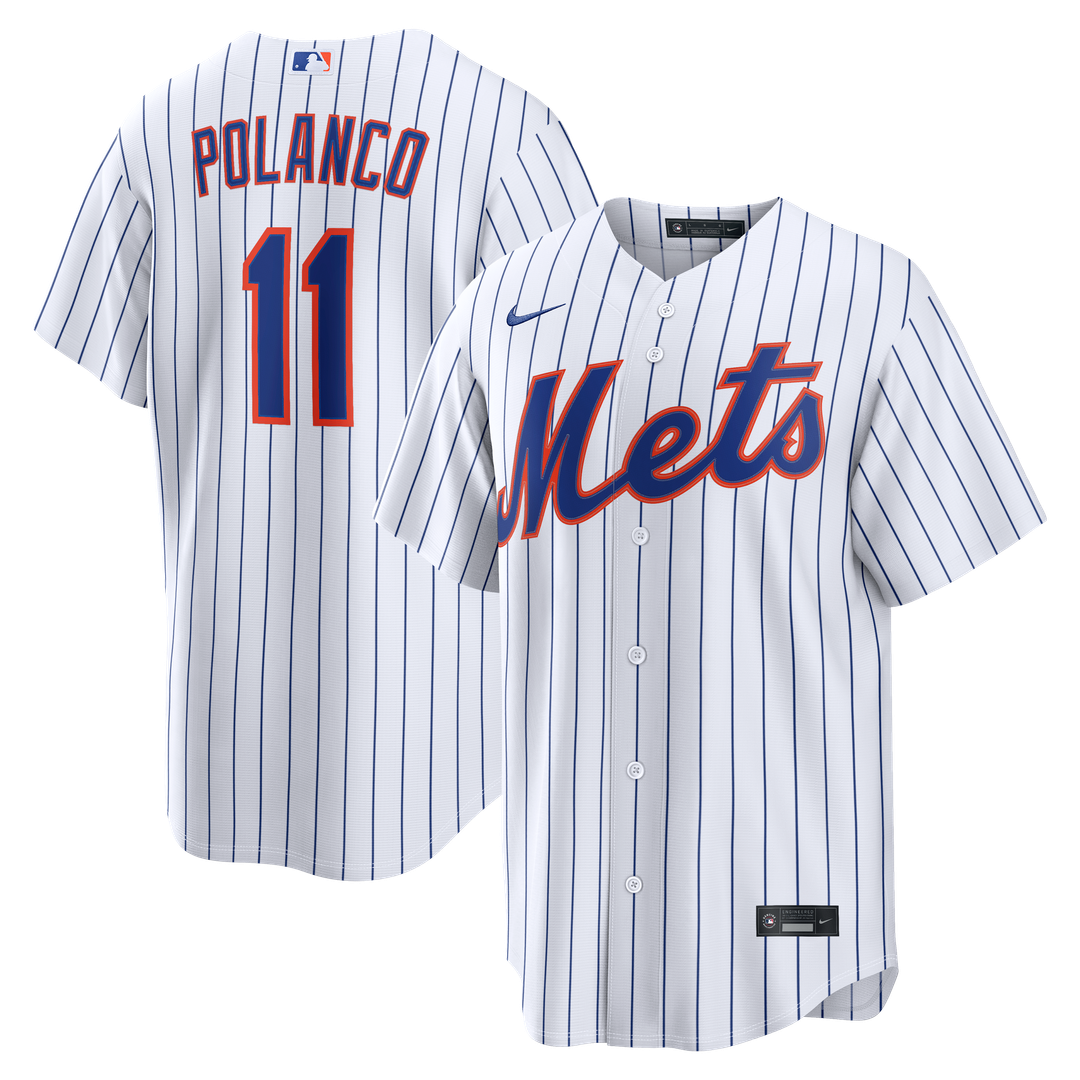New York Mets Jorge Polanco Nike Home Replica Jersey - White