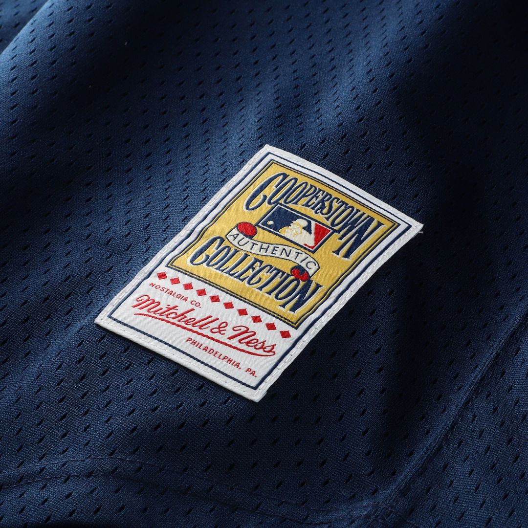 Seattle Mariners Mitchell & Ness Big & Tall Cooperstown Mesh Batting Practice Jersey - Navy