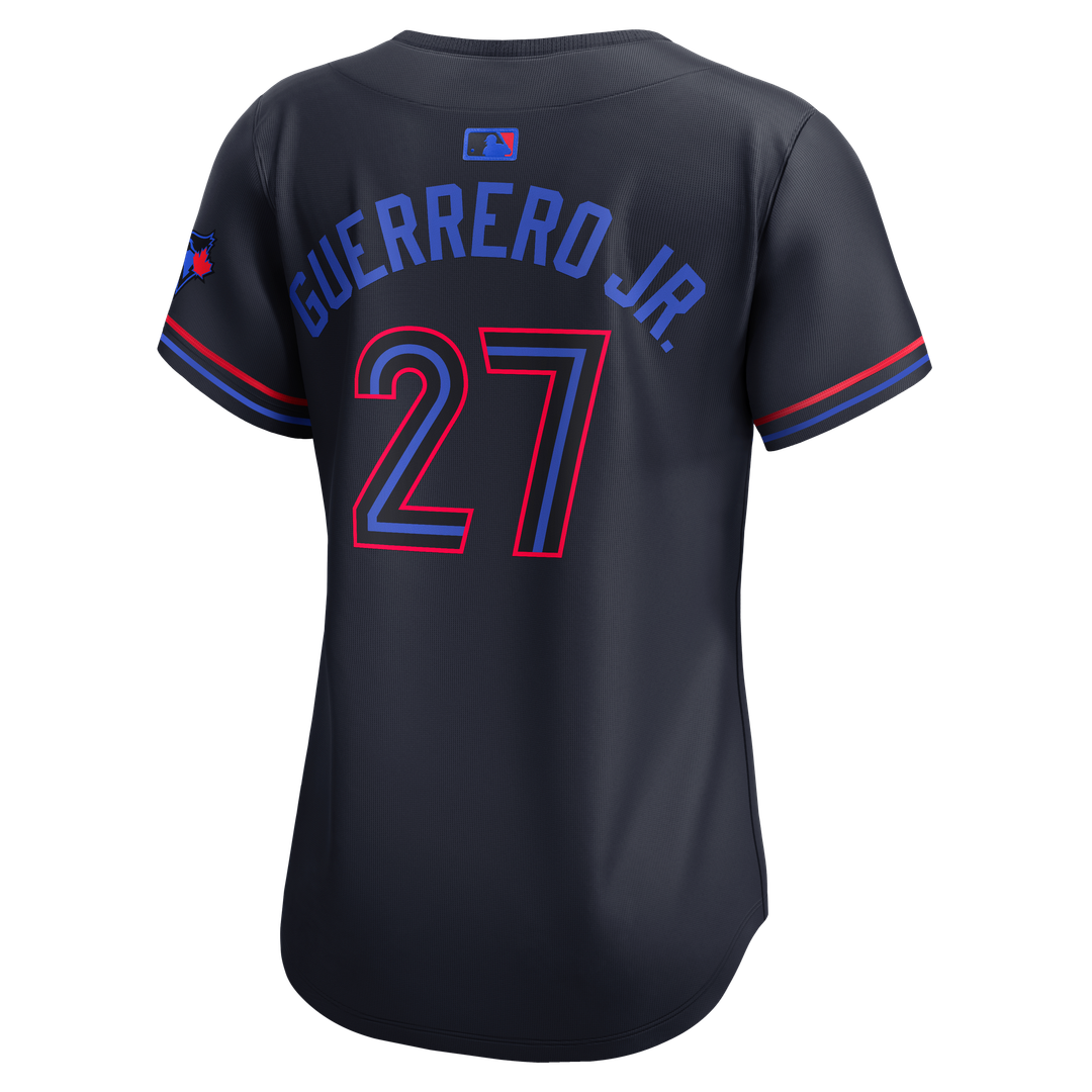 Toronto Blue Jays Vladimir Guerrero Jr. Nike Women's 2024 City Connect Limited Player Jersey - Navy