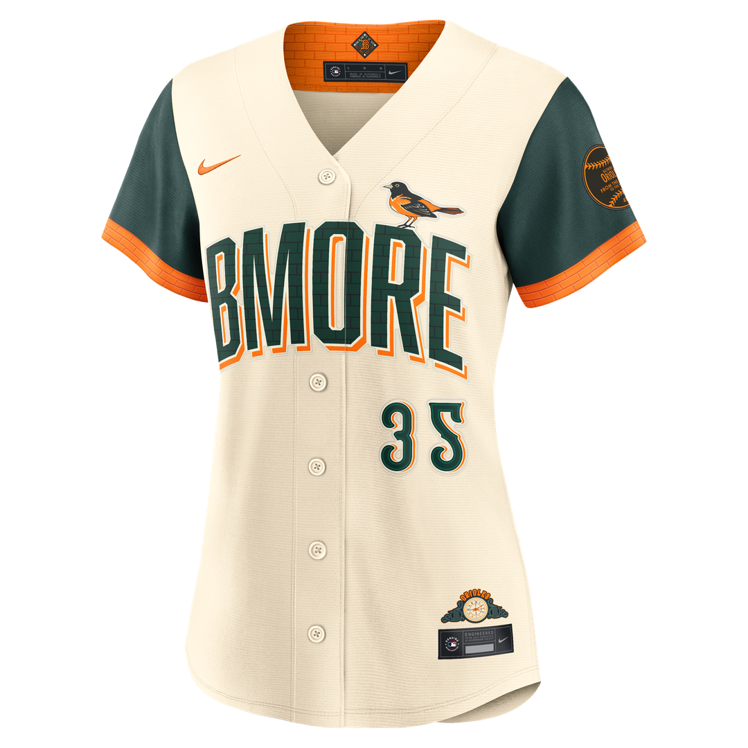 Baltimore Orioles Adley Rutschman Nike Women's 2026 City Connect Stadium Jersey - Cream