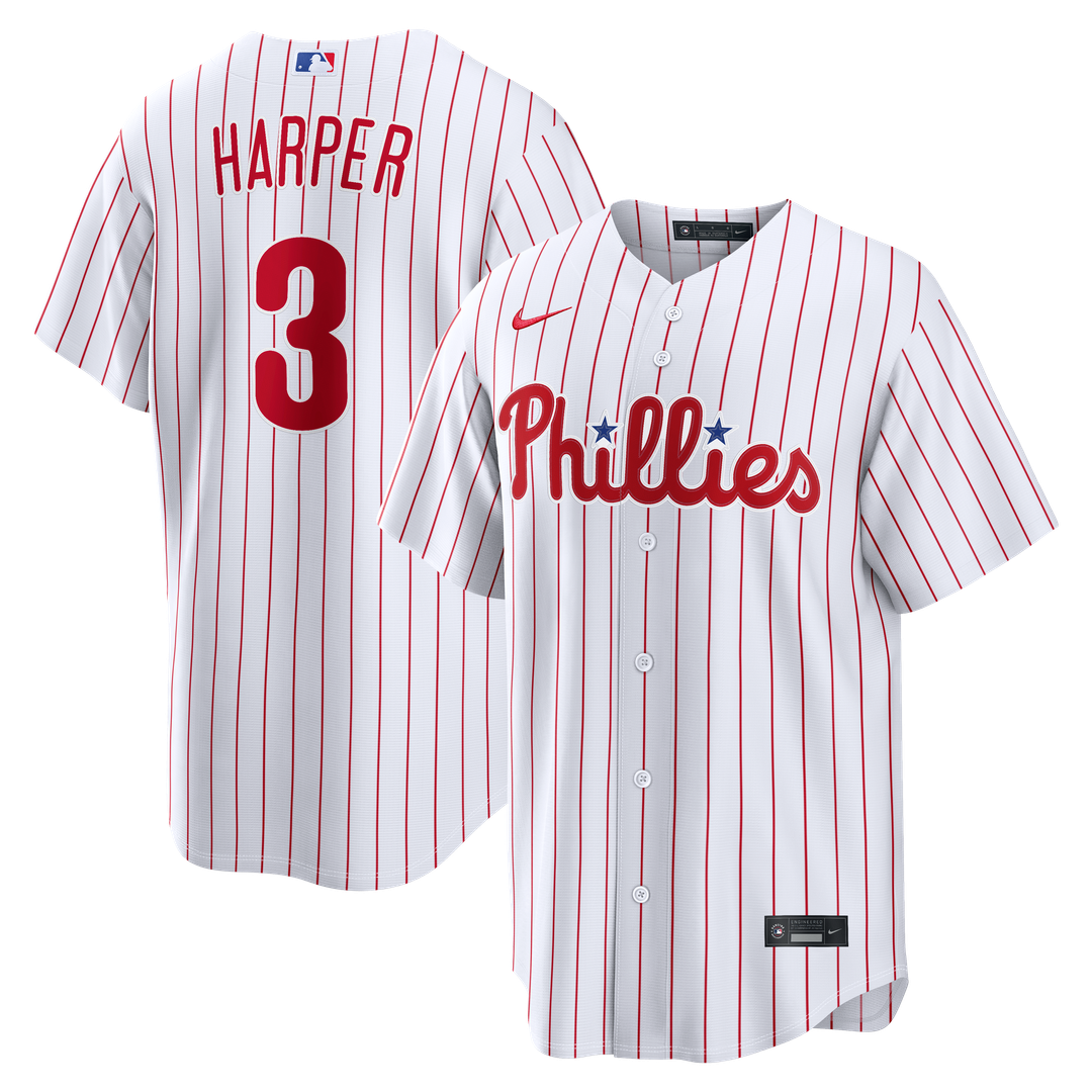Philadelphia Phillies Bryce Harper Nike Alternate Replica Jersey - Cream