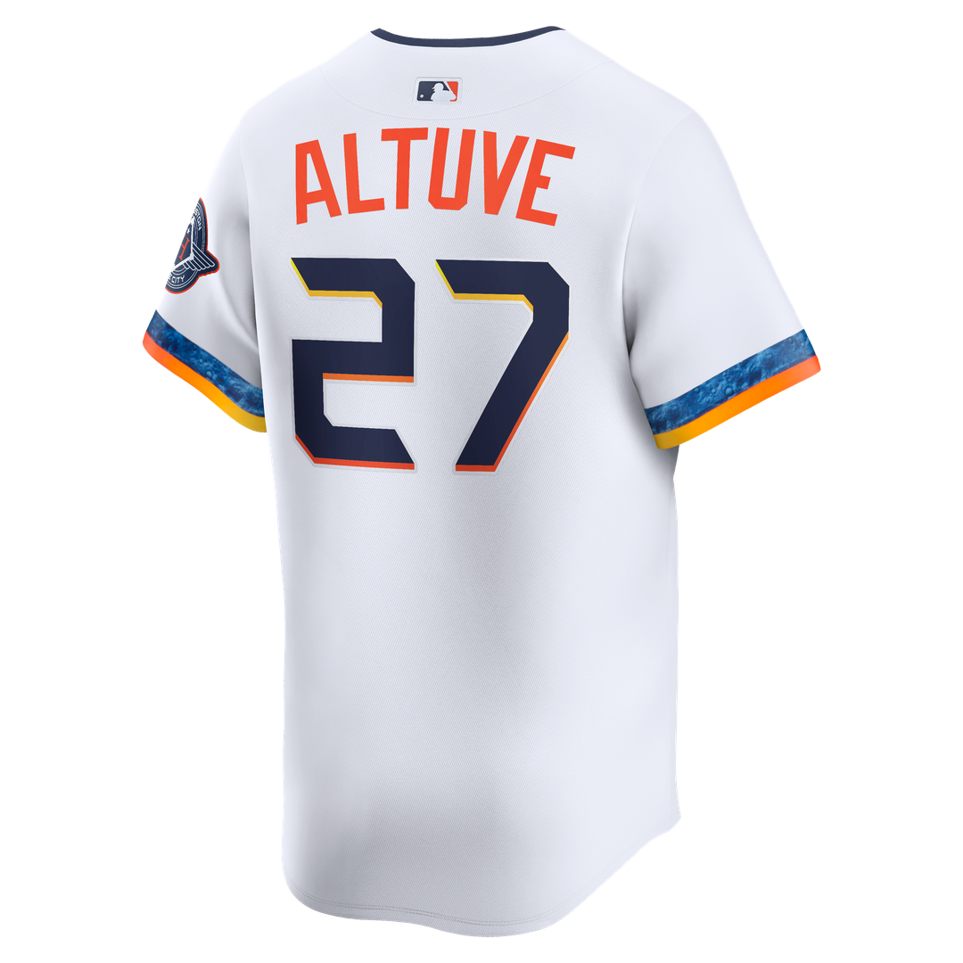 Houston Astros Jose Altuve Nike 2025 City Connect Limited Player Jersey - White