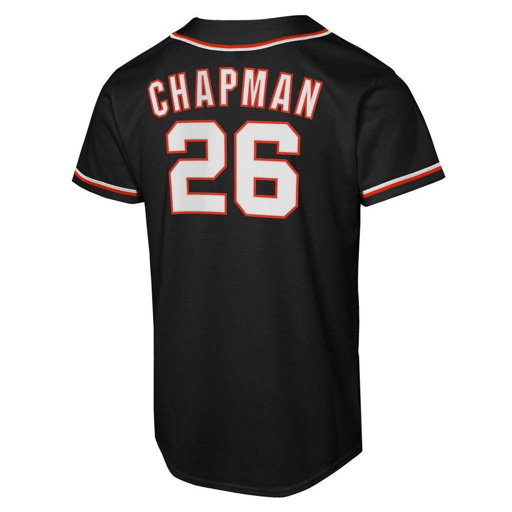 San Francisco Giants Matt Chapman Nike Youth Fashion Replica Player Jersey - Black