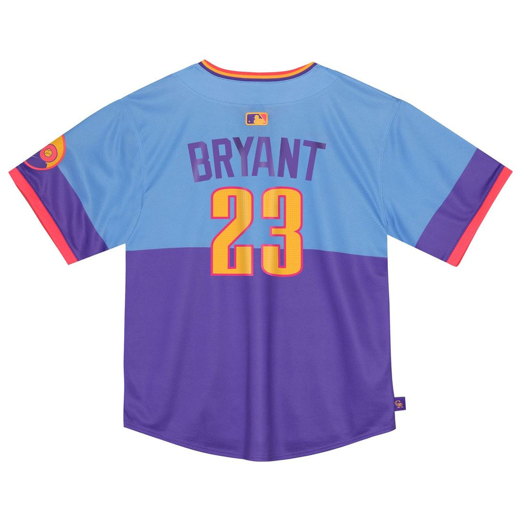 Colorado Rockies Kris Bryant Nike Toddler 2025 City Connect Limited Player Jersey - Purple/Light Blue
