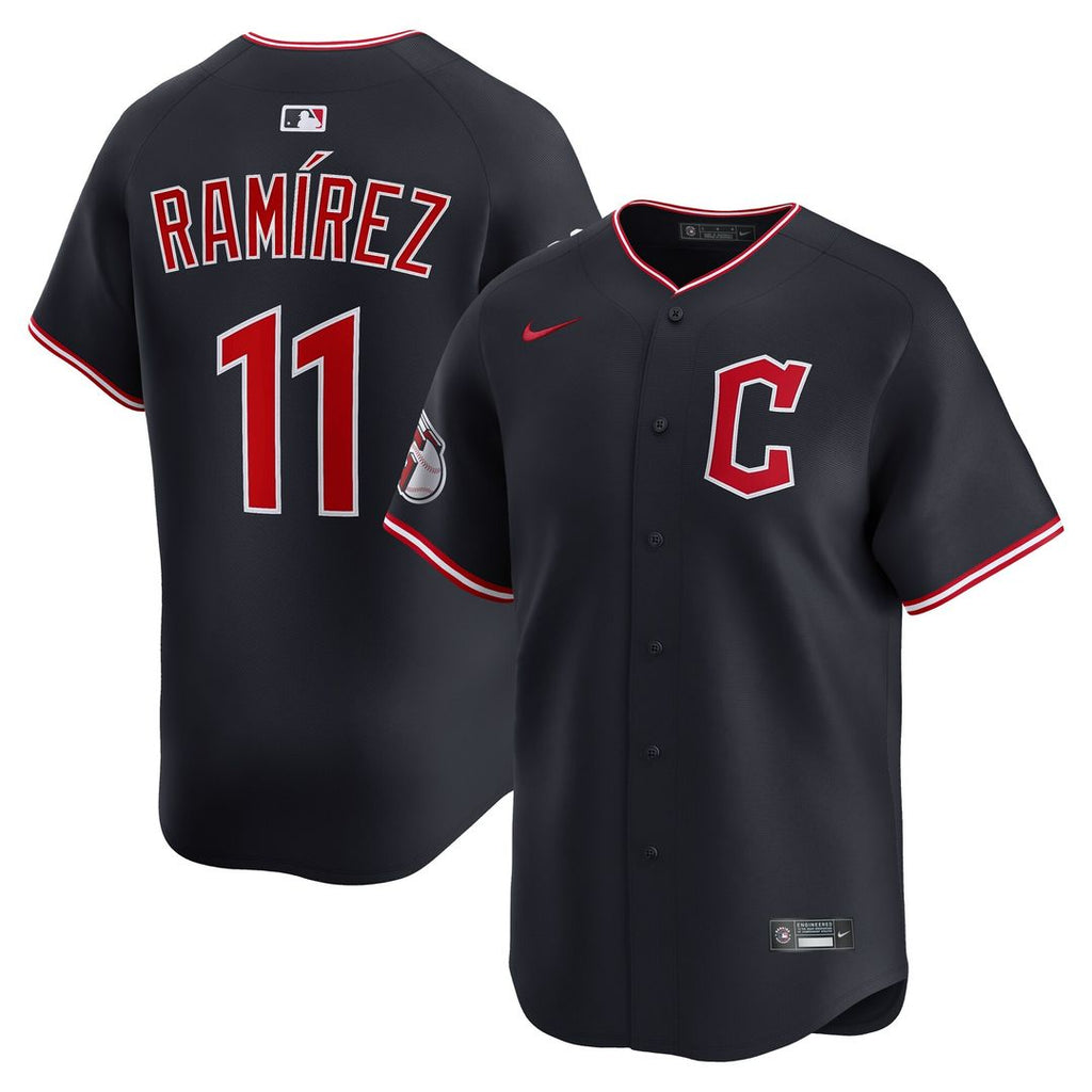 Cleveland Guardians José Ramírez Nike Alternate Limited Player Jersey - Navy
