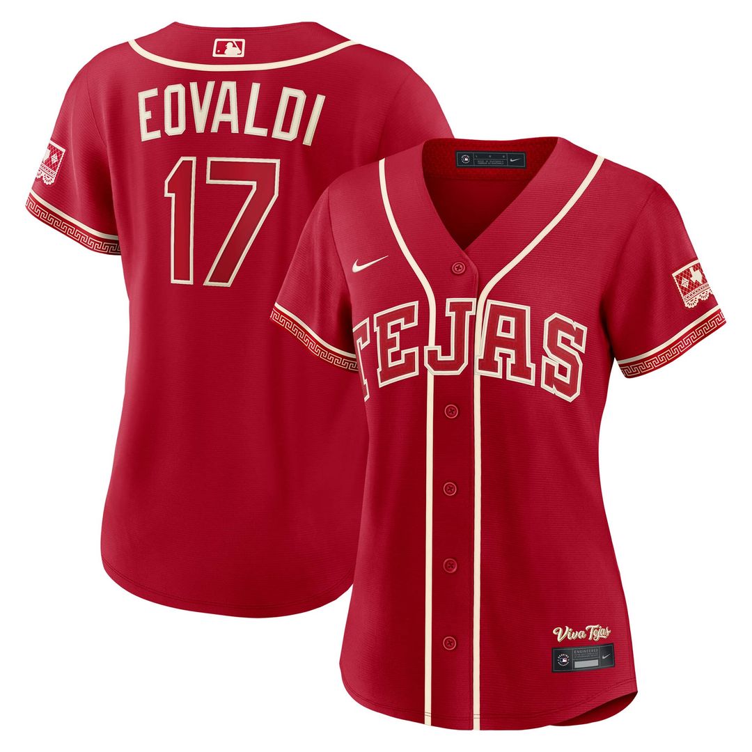 Texas Rangers Nathan Eovaldi Nike Women's 2026 City Connect Stadium Jersey - Red