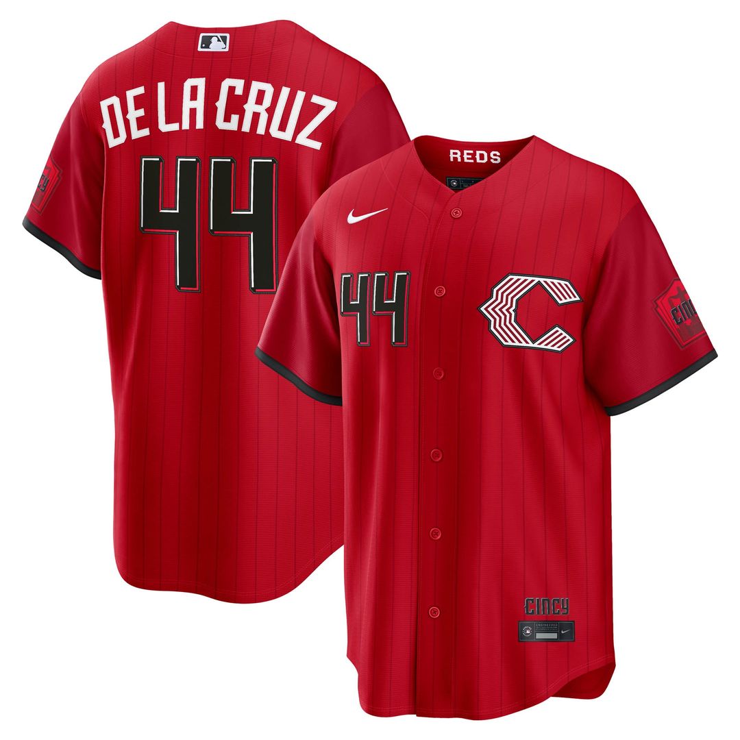 Cincinnati Reds Elly De La Cruz Nike 2026 City Connect Stadium Jersey - Red