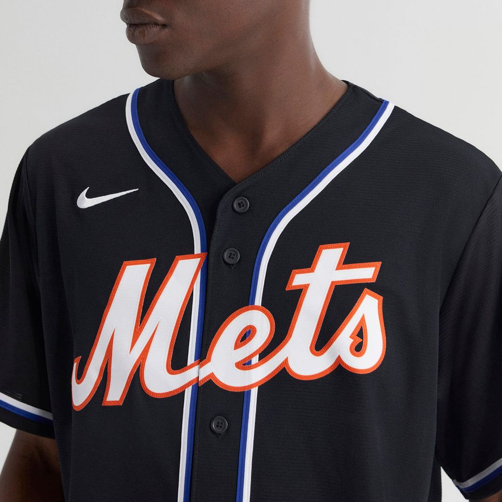 New York Mets Juan Soto Nike Fashion Replica Black Out Jersey