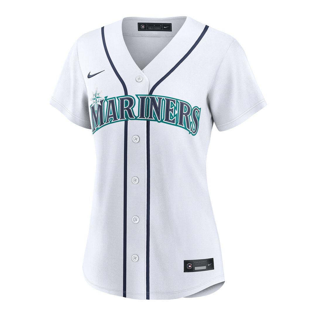 Seattle Mariners Bryce Miller Nike Women's Home Replica Jersey - White
