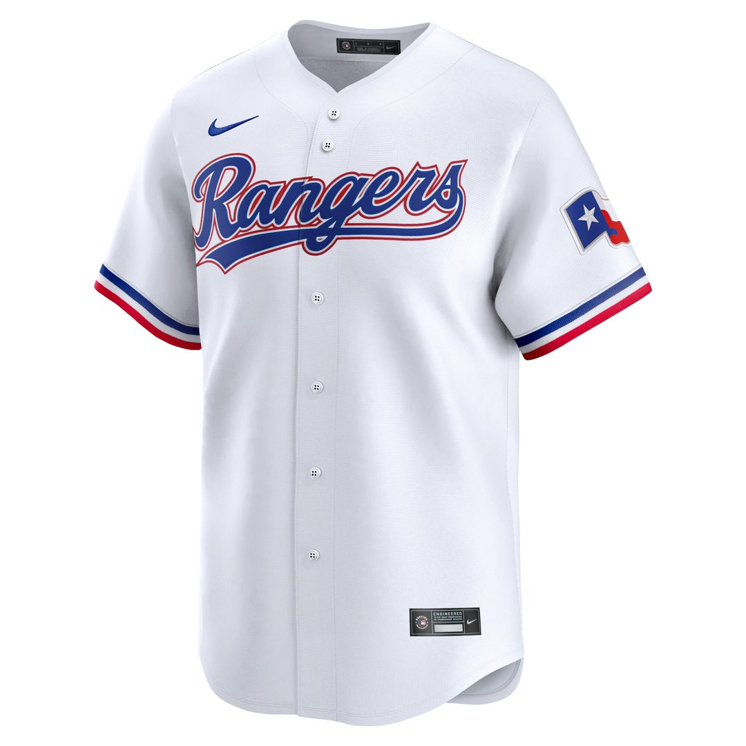 Texas Rangers Josh Jung Nike Home Limited Player Jersey - White