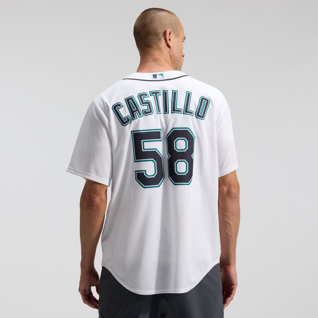 Seattle Mariners Luis Castillo Nike Home Replica Jersey - White