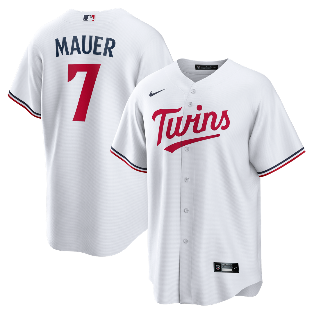 Minnesota Twins Joe Mauer Nike Home Retired Player Replica Jersey - White