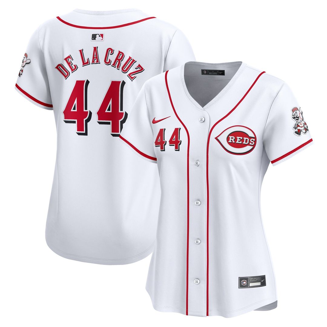 Cincinnati Reds Elly De La Cruz Nike Women's Home Limited Player Jersey - White
