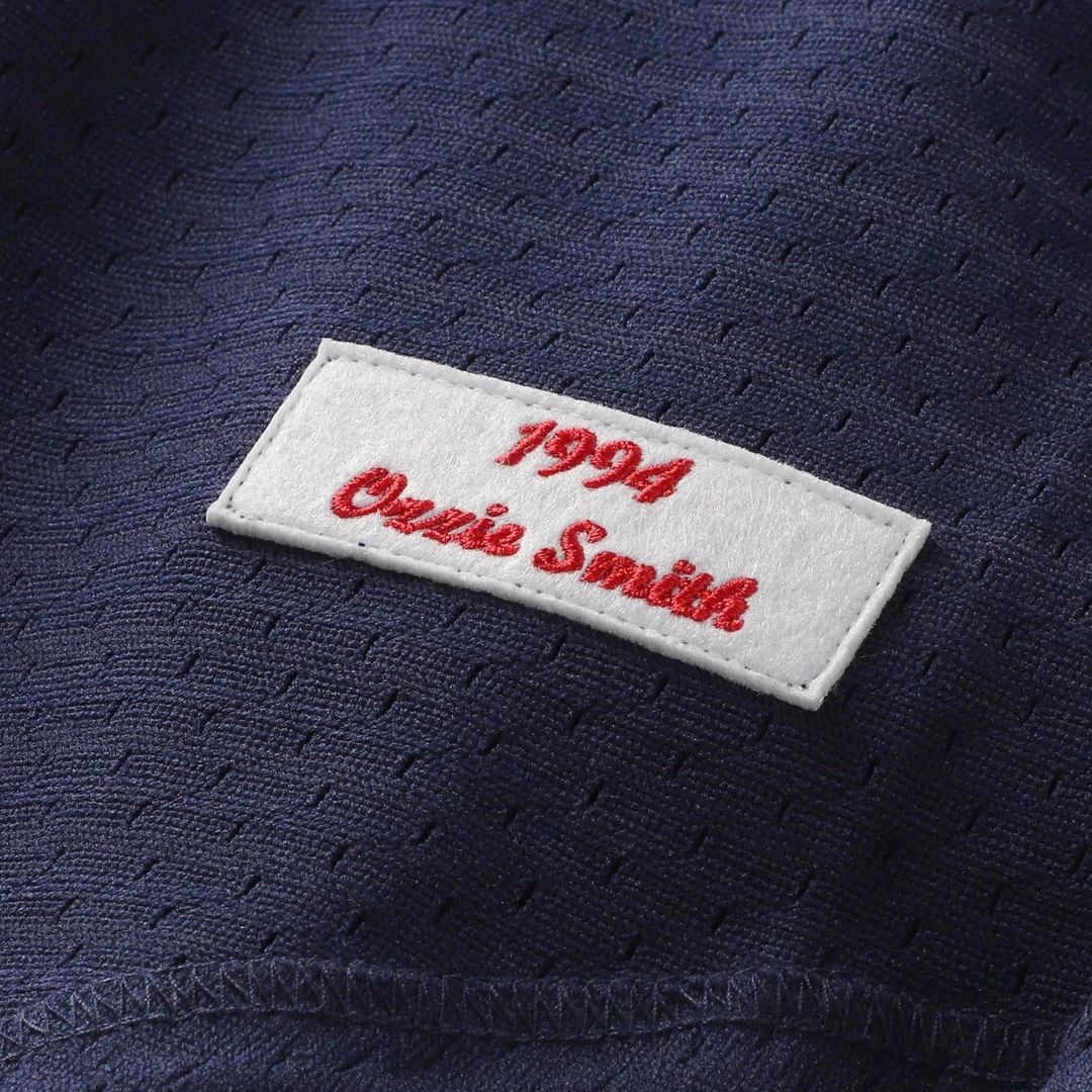 St. Louis Cardinals Ozzie Smith Mitchell & Ness Authentic Batting Practice Jersey - Scarlet
