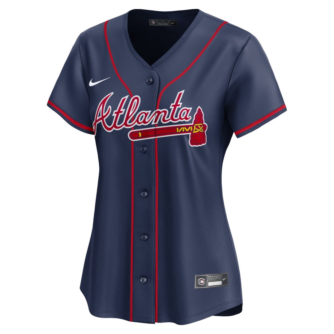 Atlanta Braves Ronald Acuña Jr. Nike Women's Alternate Limited Player Jersey - Navy