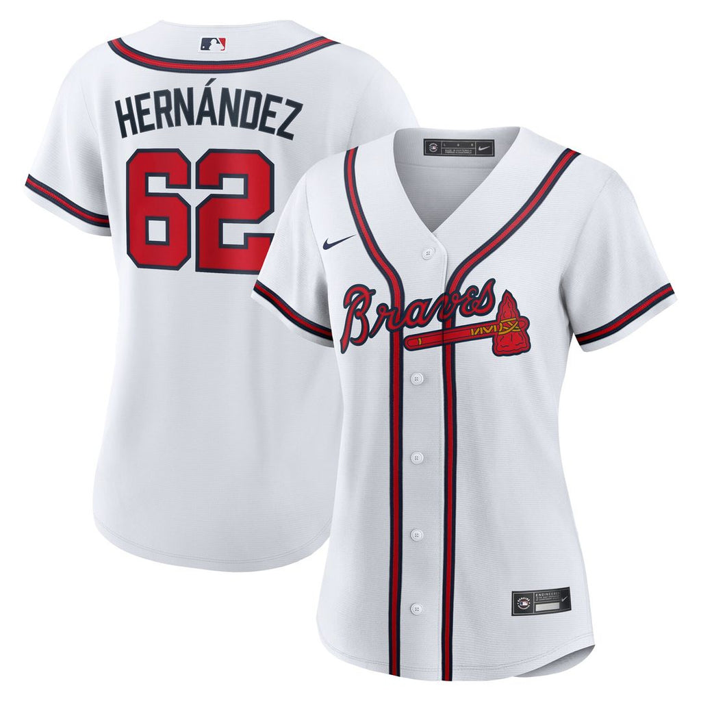 Atlanta Braves Daysbel Hernandez Nike Women's Home Replica Jersey - White