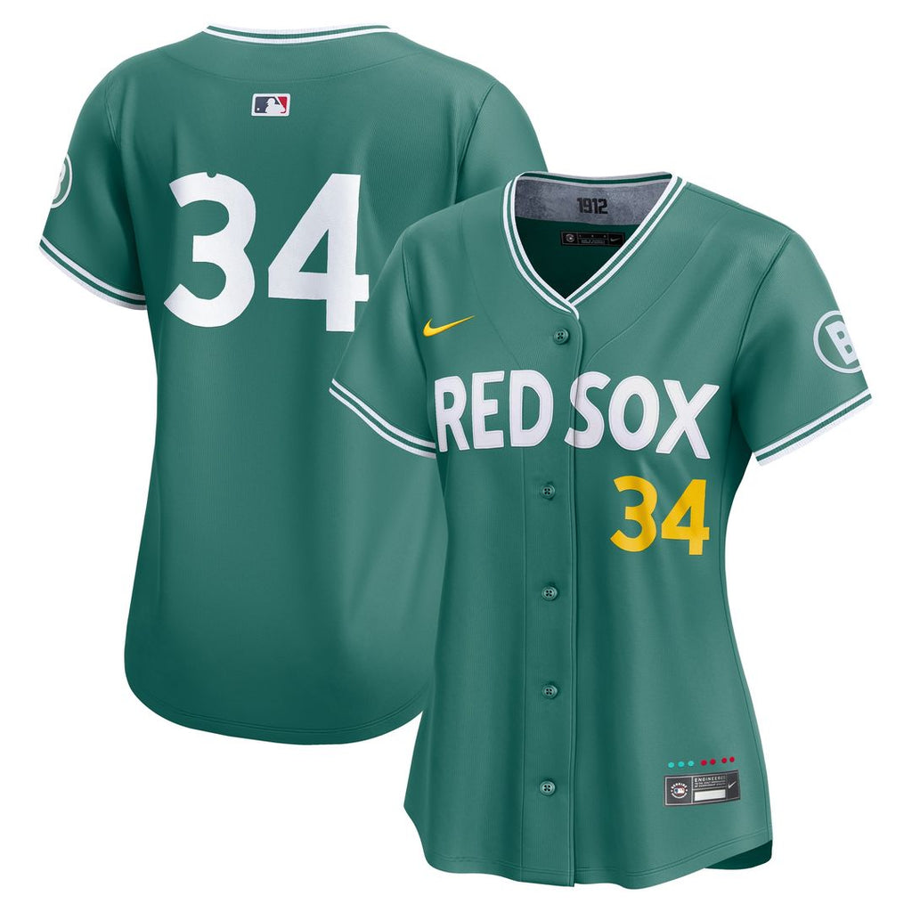 Boston Red Sox David Ortiz Nike Women's 2025 City Connect Limited Retired Player Jersey - Green